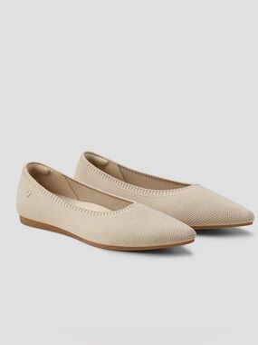 VIVAIA Pointed-Toe Ballet Flats Aria Almond Shoes